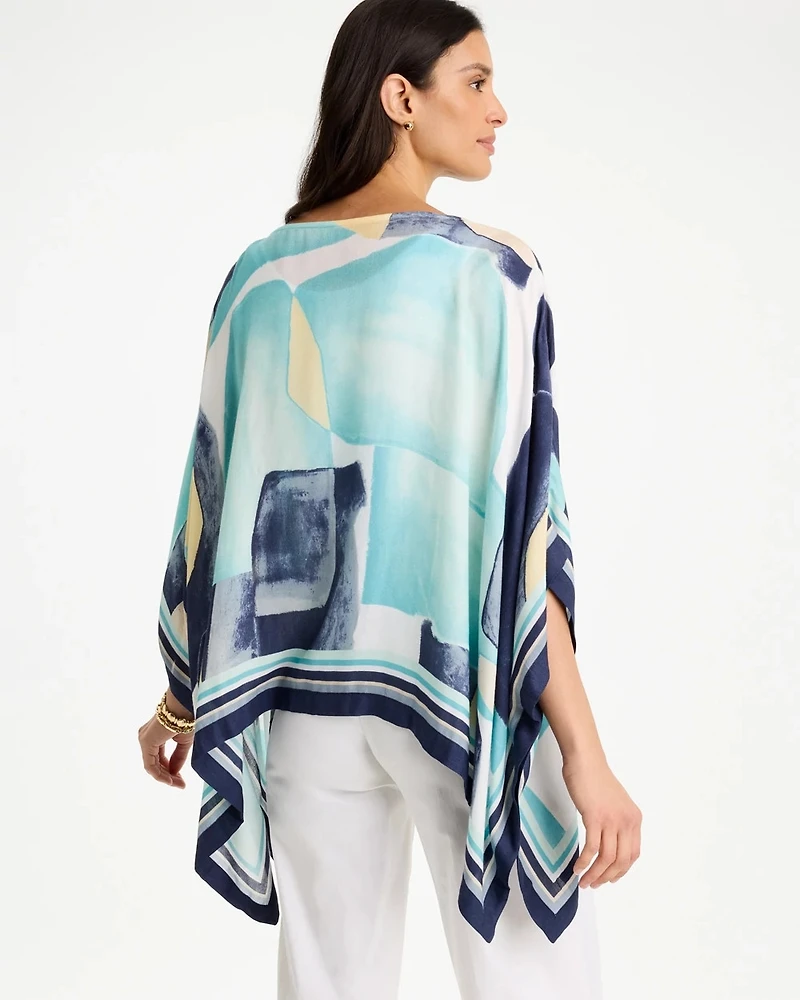 Woven Crepe Artisanal Poncho