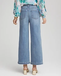 So Slimming® Wide Cropped Jeans