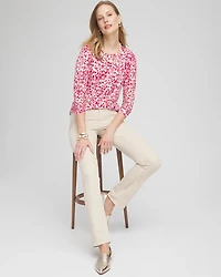 Touch of Cool™ Leopard Long Sleeve Tee