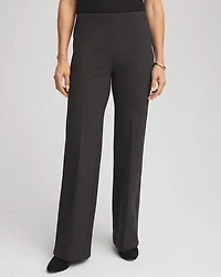 Petite Juliet Wide Full-Length Ponte Pants