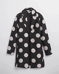 Polka Dot Jacquard Topper