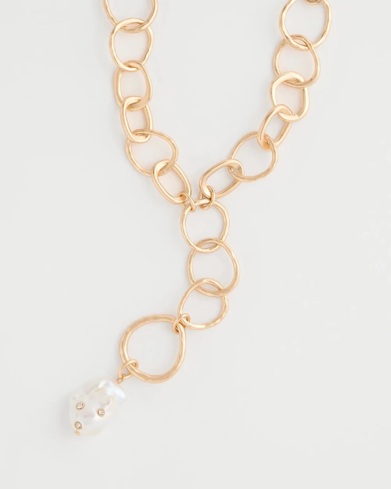 Pearl Y-Necklace