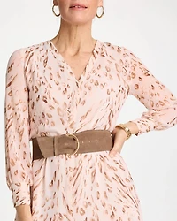 Suede Pull Through Sash Belt