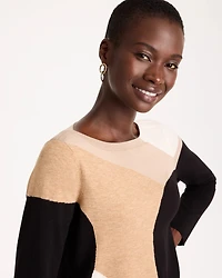 Intarsia Ella Bateau Pullover Sweater
