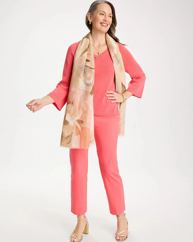 Cotton-Blend Pullover Sweater