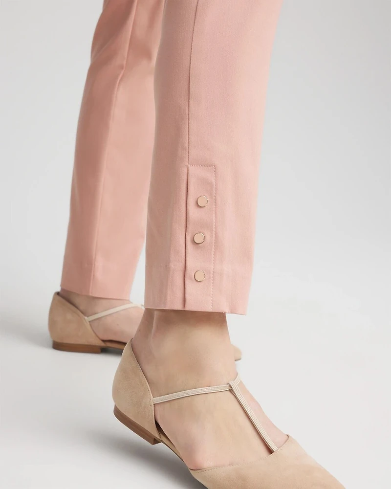 Brigitte™ Pull-On Slim Rivet Ankle Pants