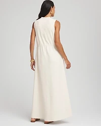 Sleeveless Tweed Maxi Dress