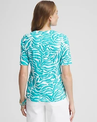 Cool Palms Scoop Neck Tee