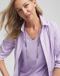 Beaded Single Strand Necklace