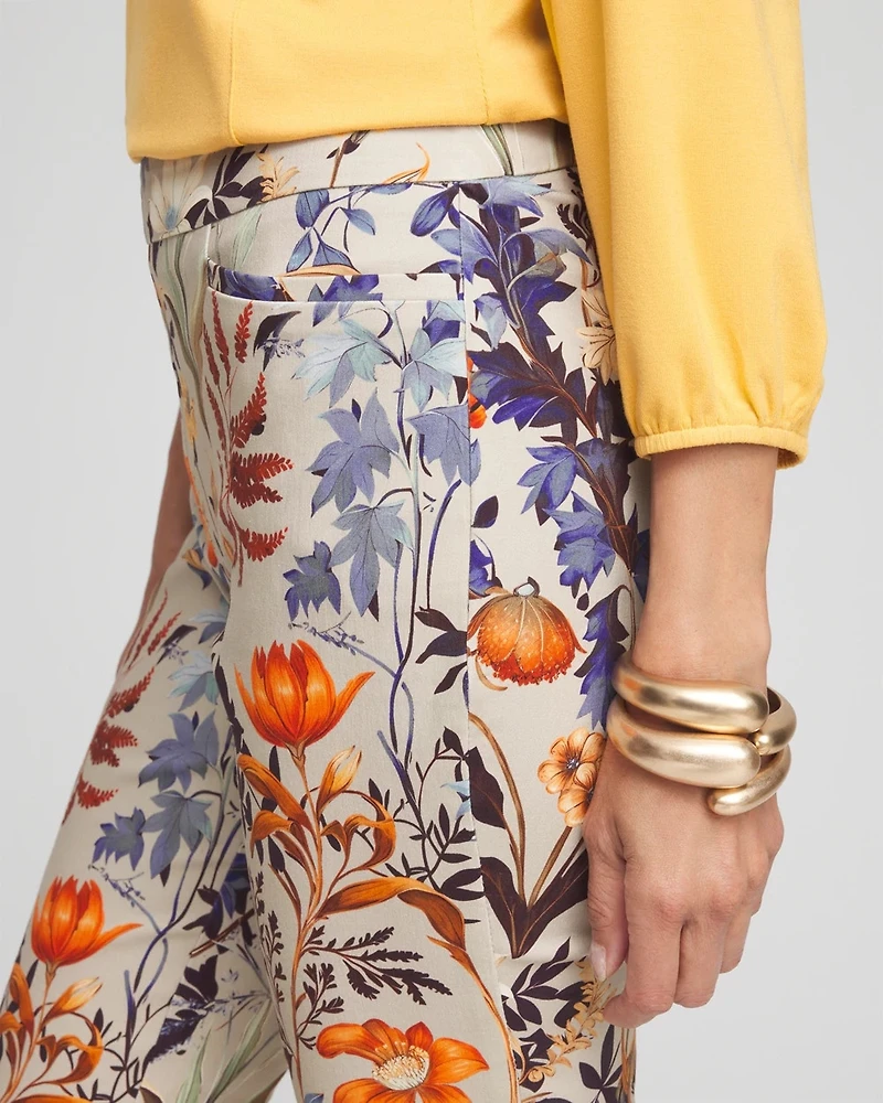 Brigitte Autumn Print Ankle Pants