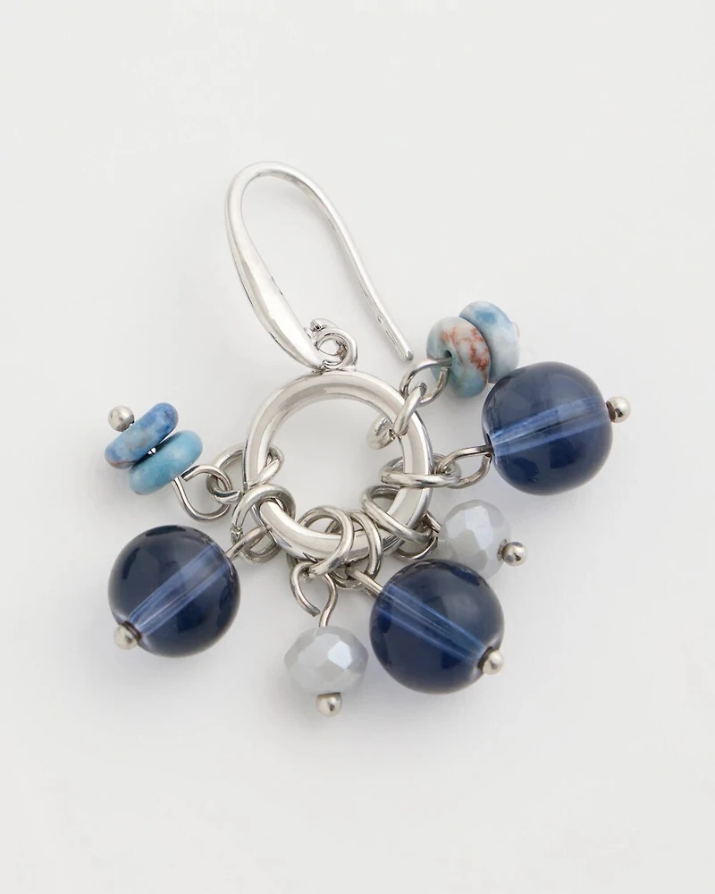 Sodalite Siren Cluster Earrings