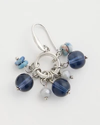 Sodalite Siren Cluster Earrings