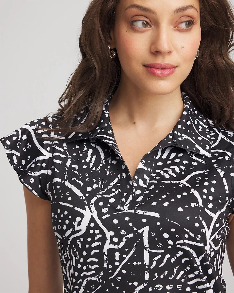 Zenergy® UPF Printed Polo Top