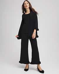 Travelers™ Collection Fringe Hem Cropped Pants