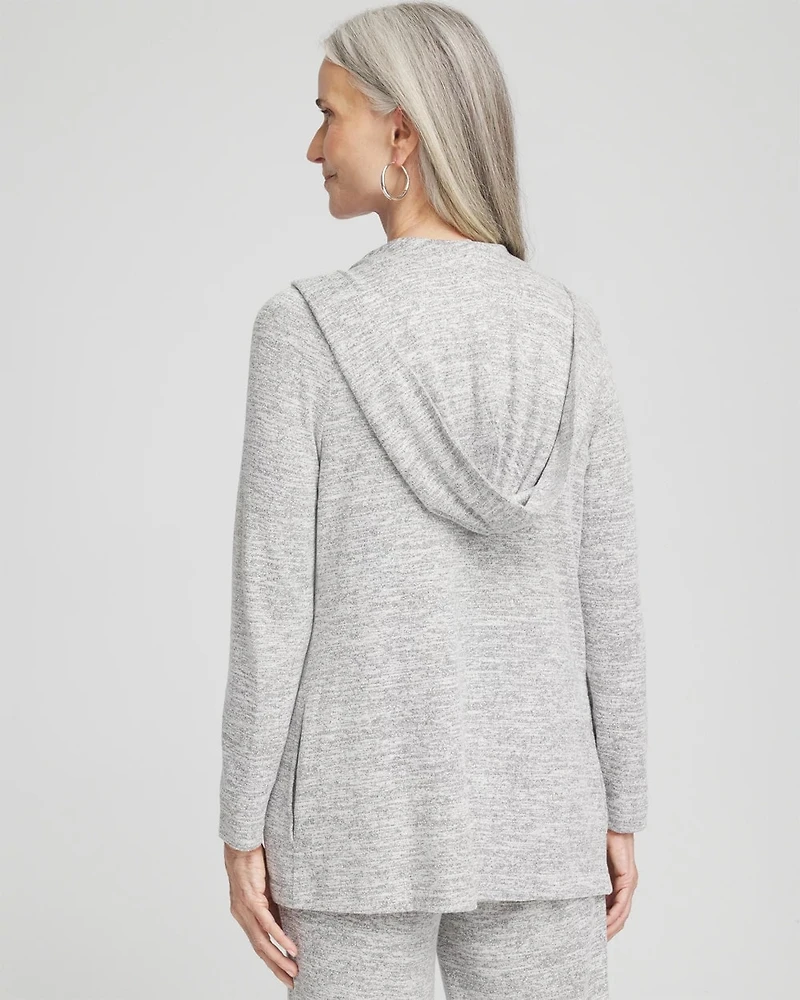 Zenergy® Soft Essentials Long Hooded Cardigan