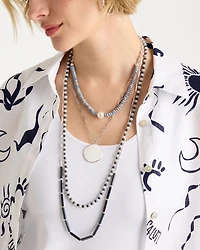 Siren Pendant Layered Necklace