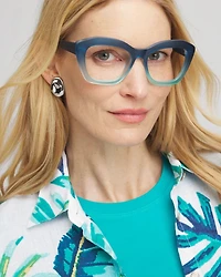 Tonal Teal Square Readers