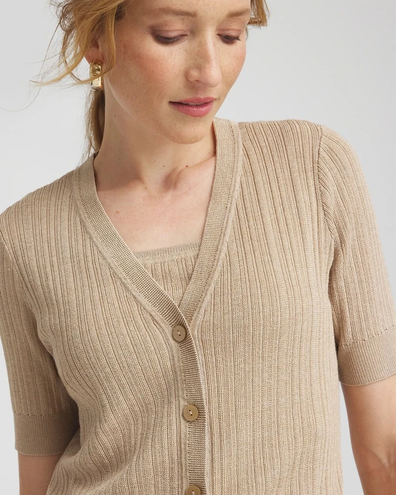Rib Stitch Cardigan