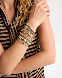 Mixed-Metal Magnetic Bracelet
