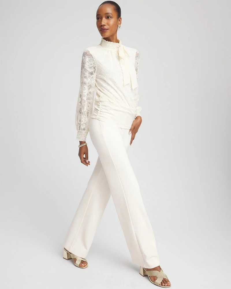 Juliet Slim Full-Length Ponte Pants