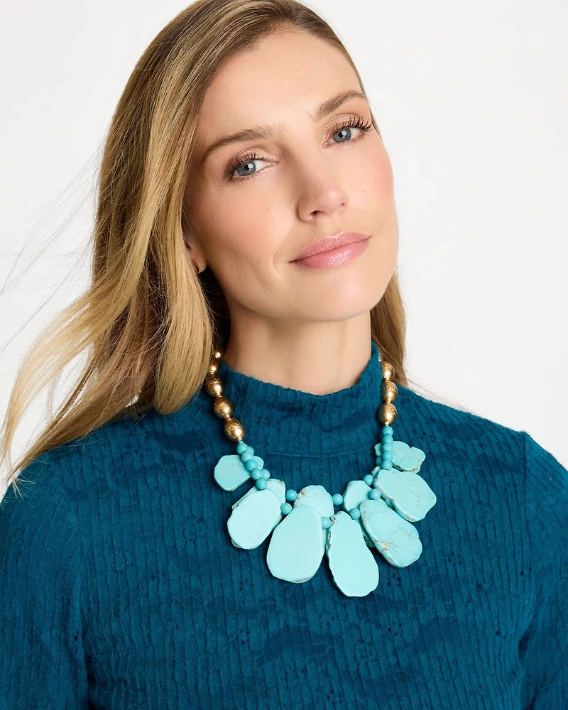 Chico's Originals Statement Bib Necklace