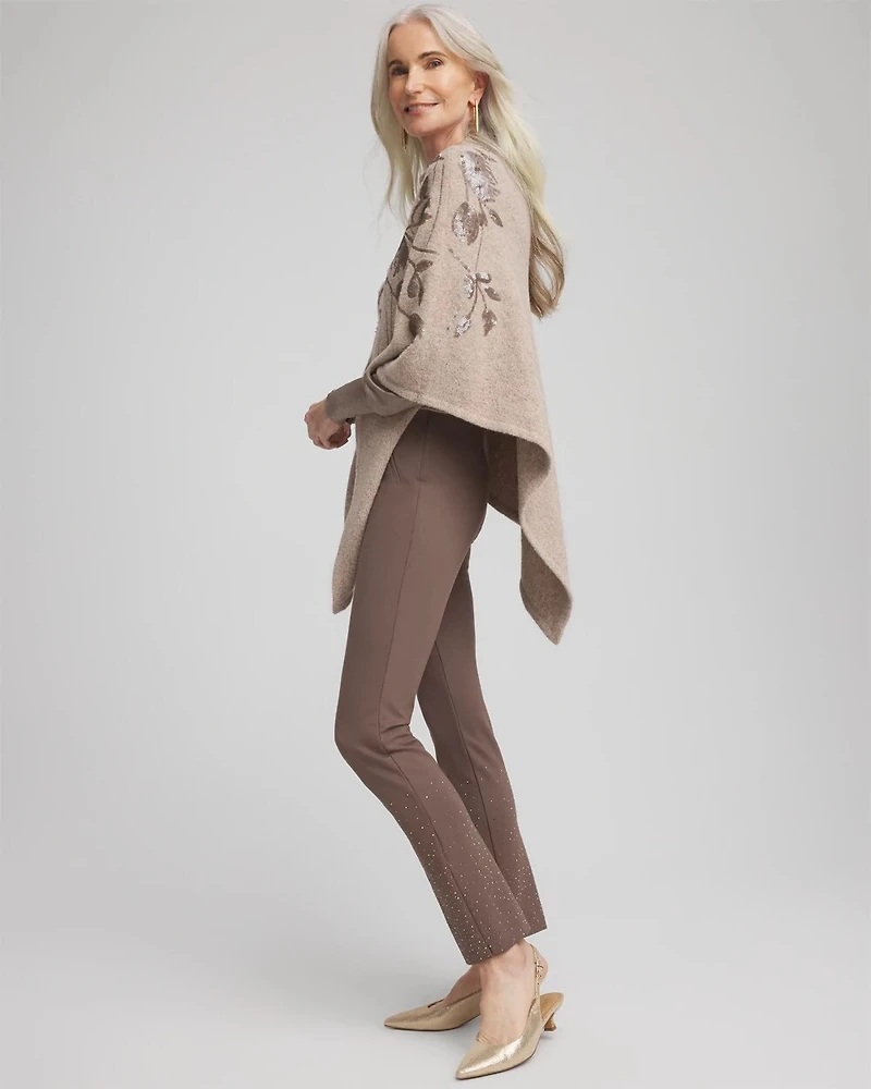 Petite Juliet Embellished Ankle Pants