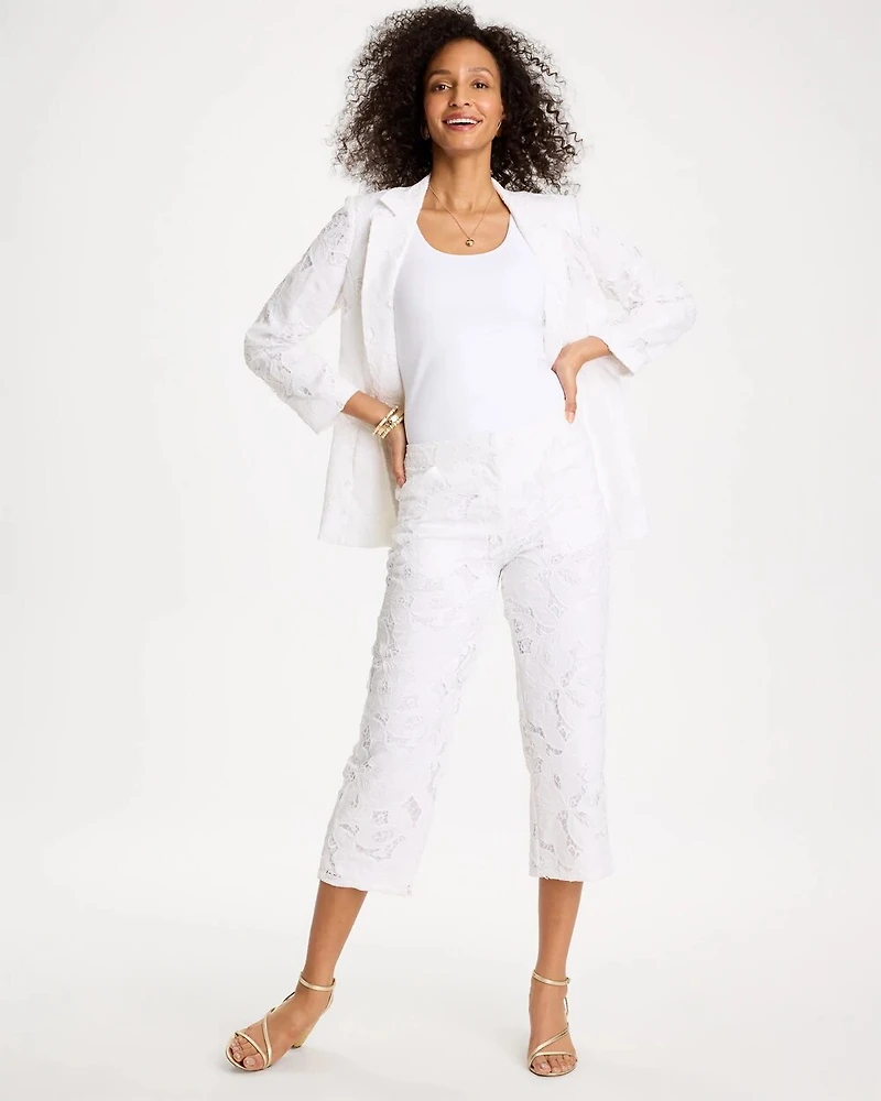 Lace Cropped Pants