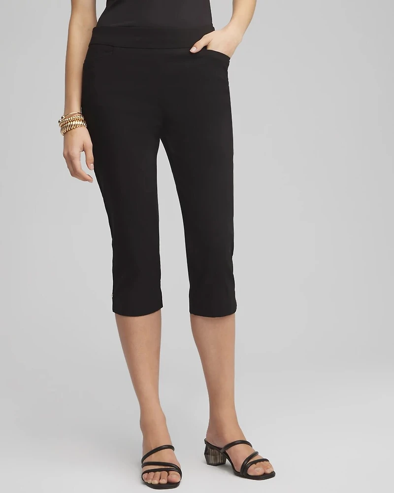 Brigitte™ Pull-On Rivet Slim Capris