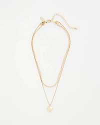 Goldtone Convertible Pendant Necklace
