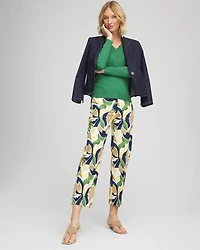 Emme Straight Mod Cropped Pants