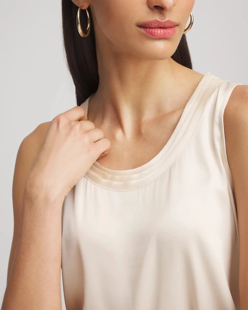 Touch of Cool™ Jersey & Satin Tank Top