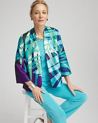 Travelers™ Tropical Nights Reversible Crushed Jacket