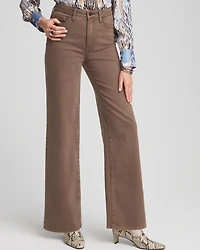 So Slimming® High Rise Wide Leg Jeans