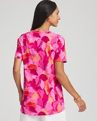 Watercolor Short Sleeve Forward-Seam Tee