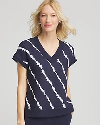 Zenergy® Tie-Dye Gauze Top