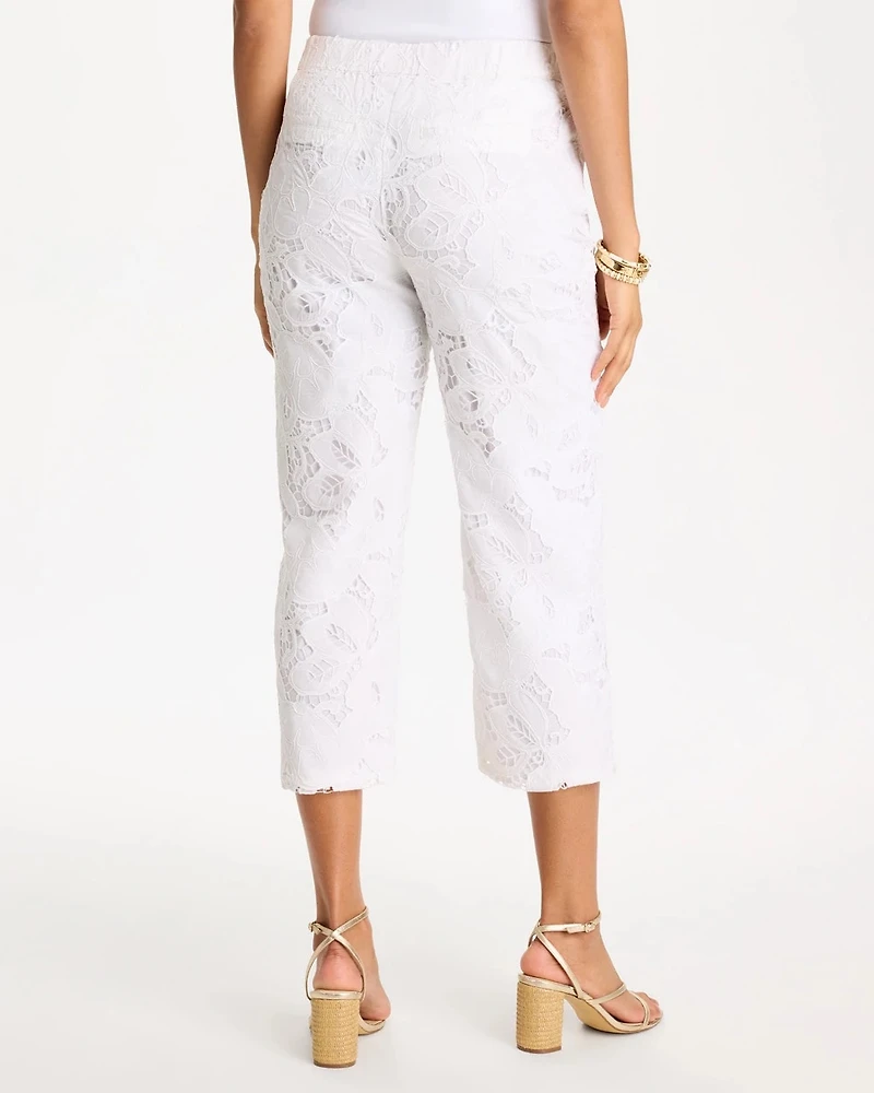 Lace Cropped Pants