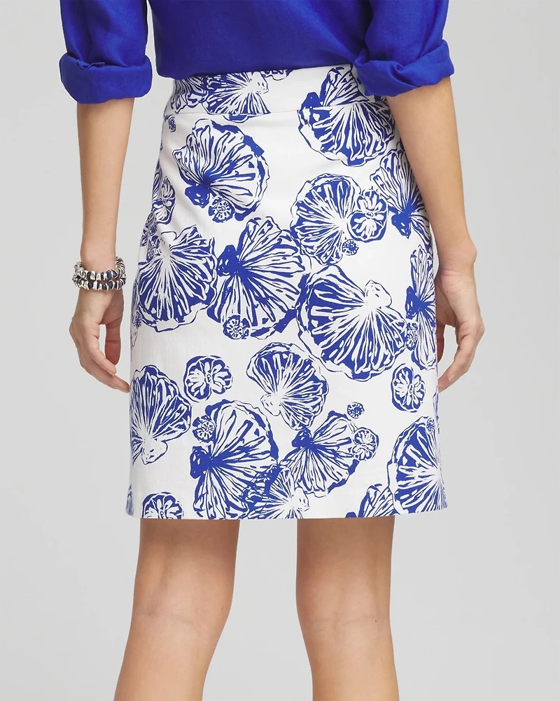 Brigitte™ Seashell Motif Pull-On Skort