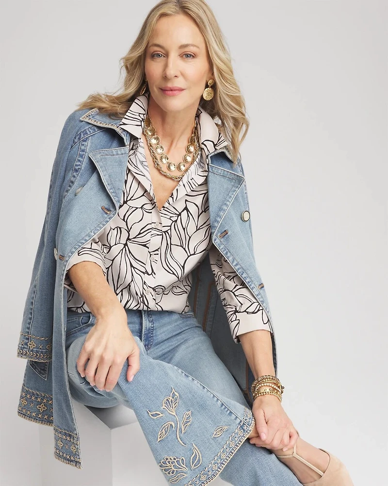 No Iron™ Sateen Oasis Shirt