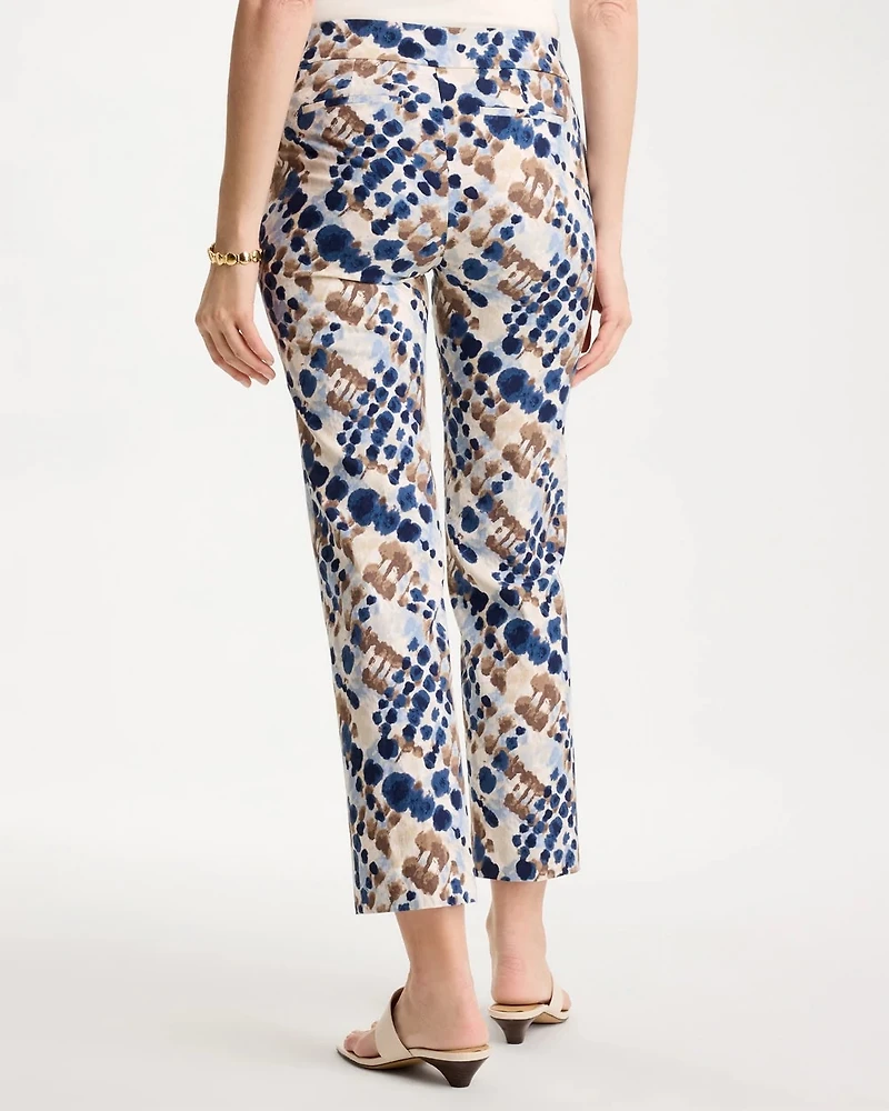 Printed Brigitte™ Straight Crop Pant