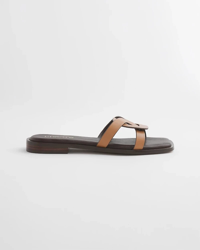 Leather Slides