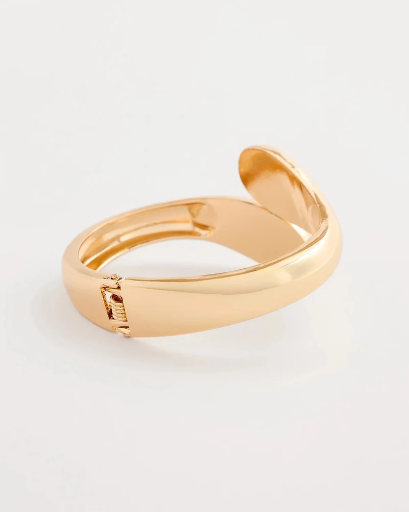 Puff Hinge Cuff Bracelet