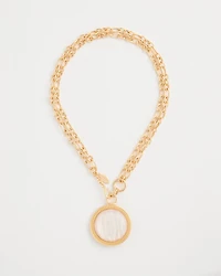 Reversible Swan Pendant Necklace