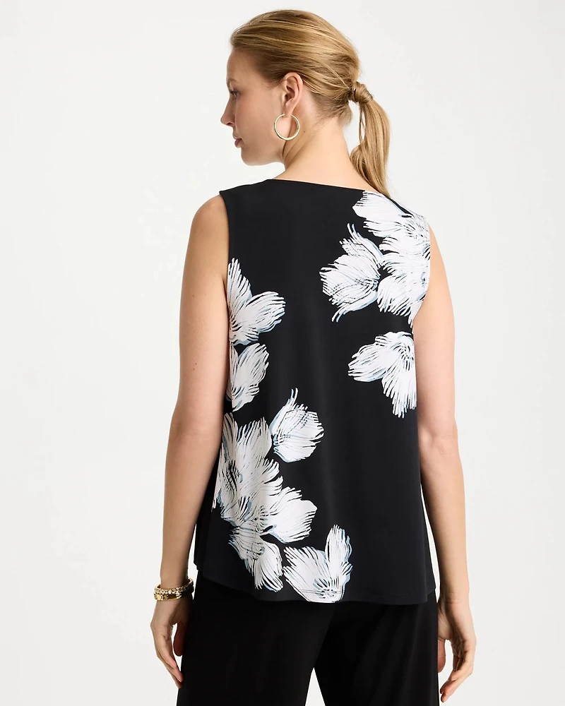 Travelers™ Knit Abstract Floral Swing Tank
