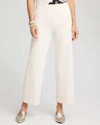 Juliet Ponte Wide Leg Cropped Pants