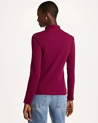 Cotton-Stretch Henley Tee