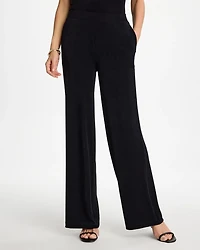 Petite Travelers™ Wide-Leg Pocket Pants