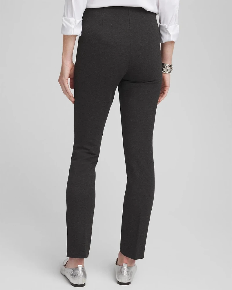 Juliet Trim Detail Ponte Ankle Pants