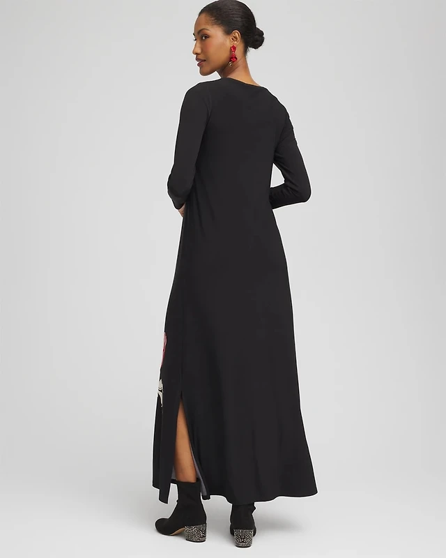 chico's black maxi dress Paisley Maxi Dress