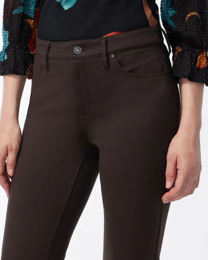 Ponte 5-Pocket Slim Pants