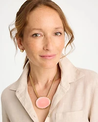 Coral Pendant Necklace